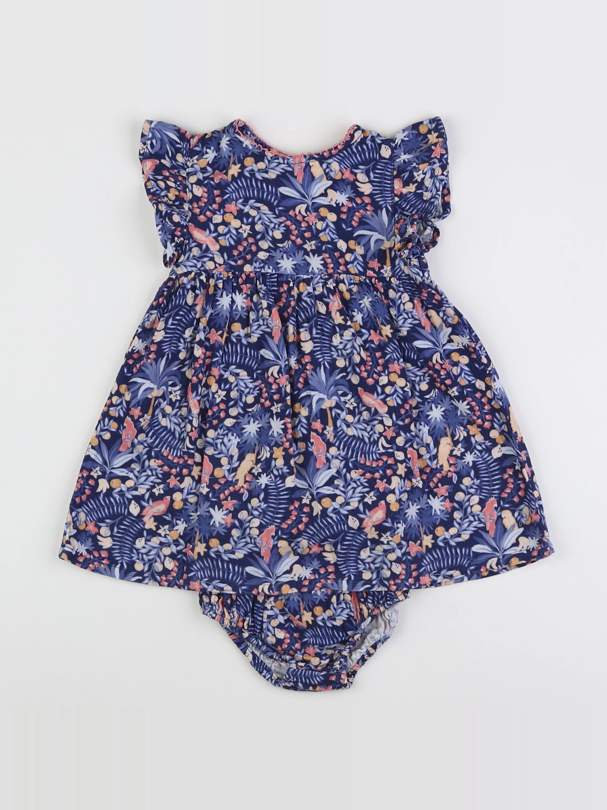 Tape à l'oeil - robe multicolore - 12 mois