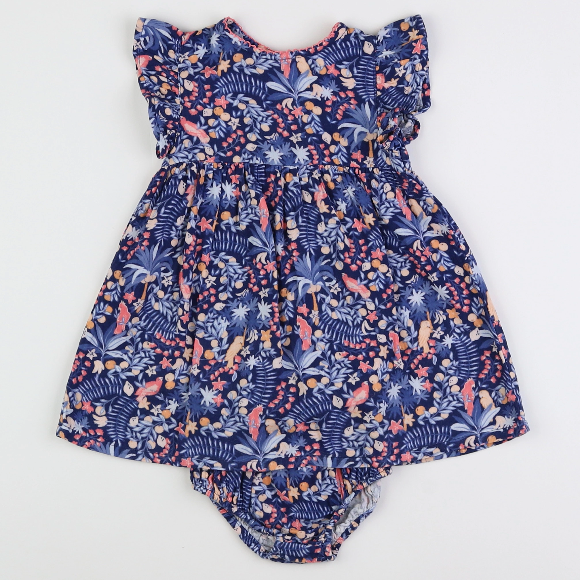 Tape à l'oeil - robe multicolore - 12 mois