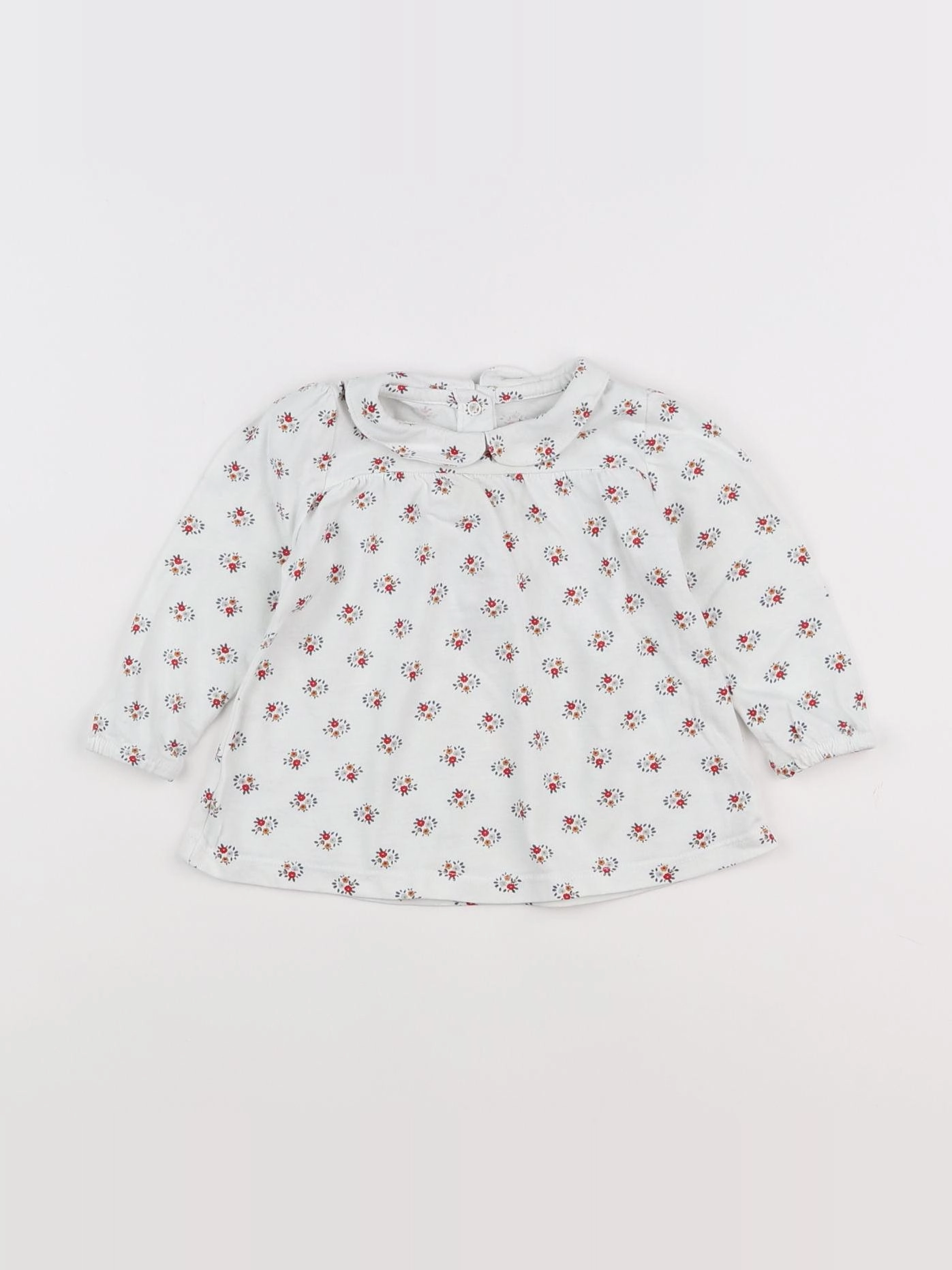 Boutchou - tee-shirt blanc - 12 mois