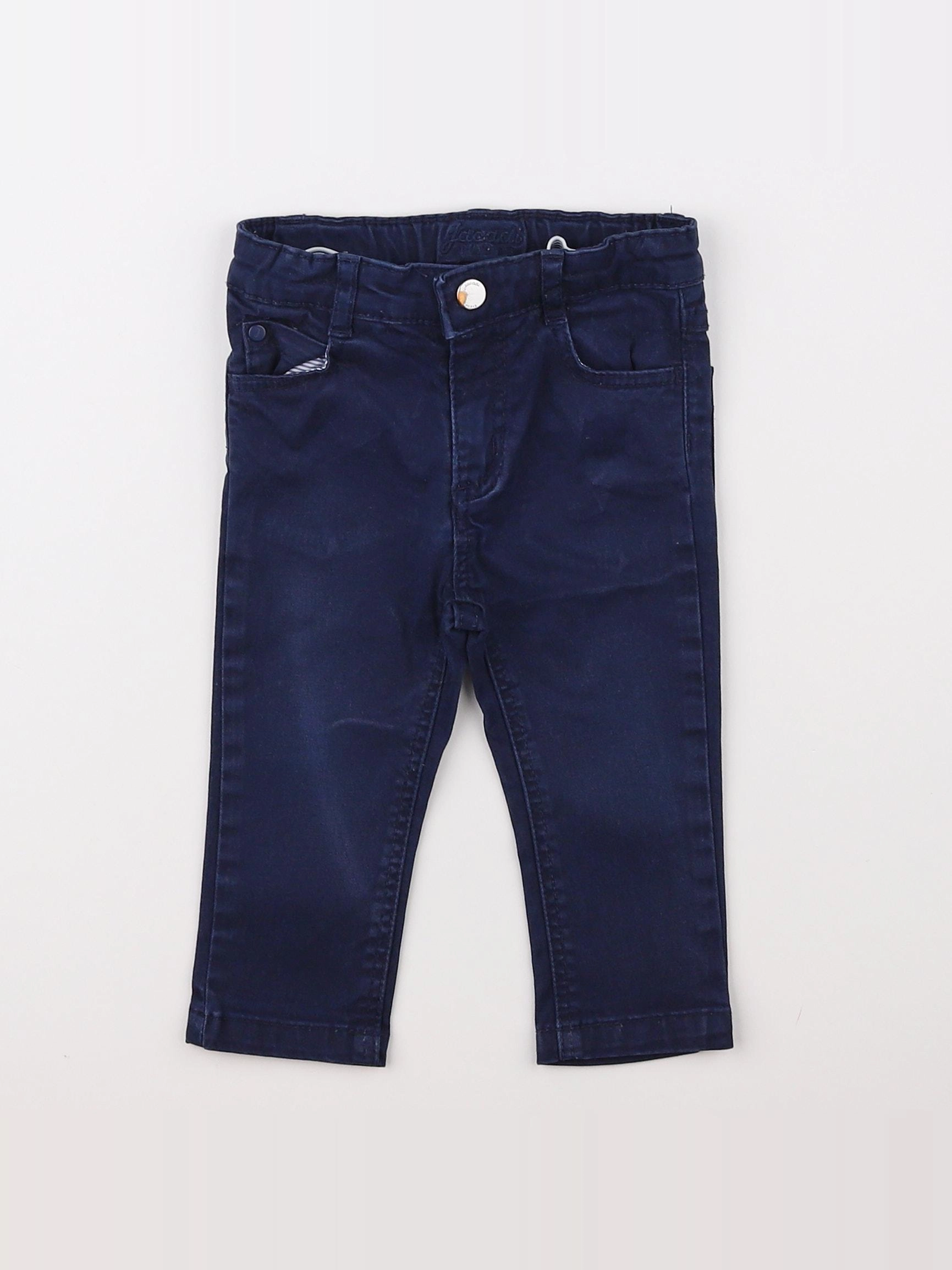 Jacadi - pantalon bleu - 12 mois