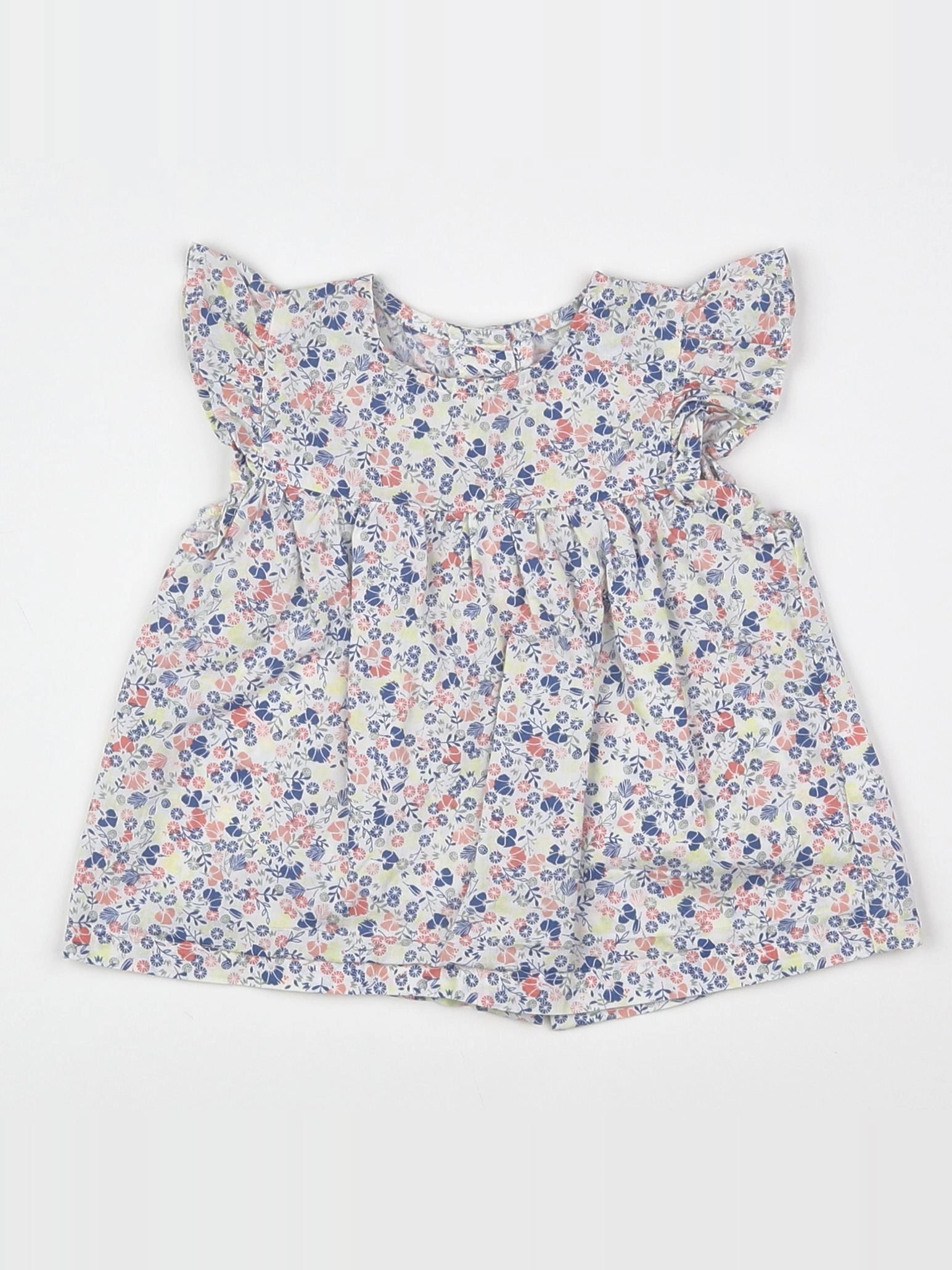 Vertbaudet - robe multicolore - 9 mois