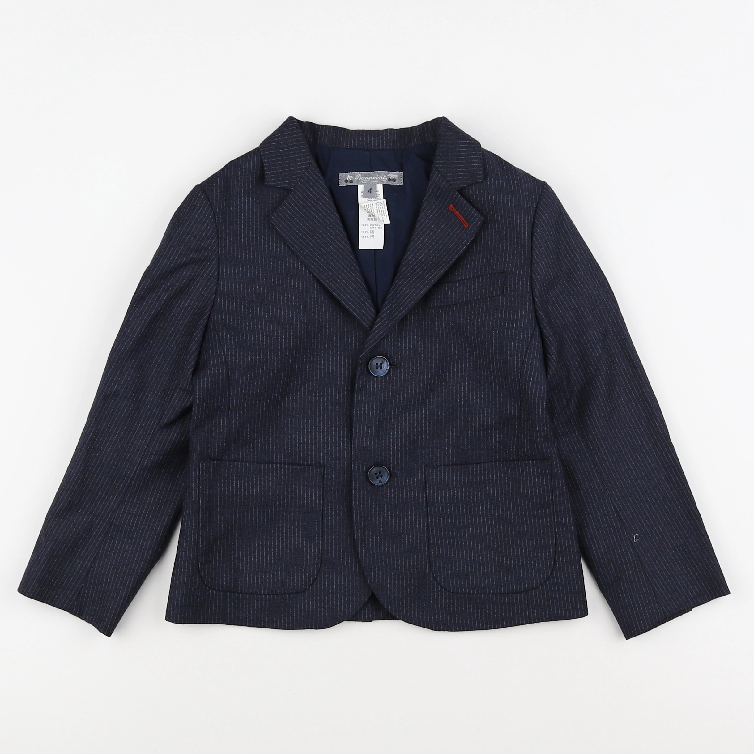 Bonpoint - veste bleu - 4 ans