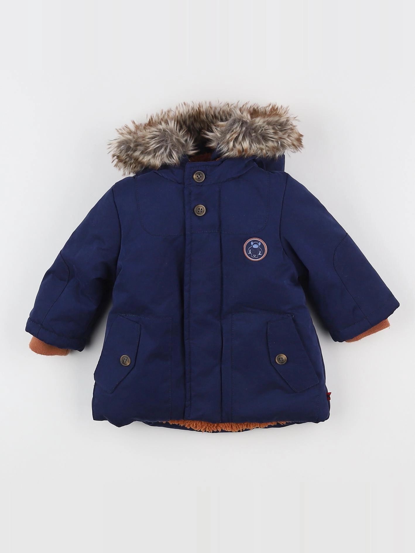 Cadet Rousselle - parka bleu - 6 mois
