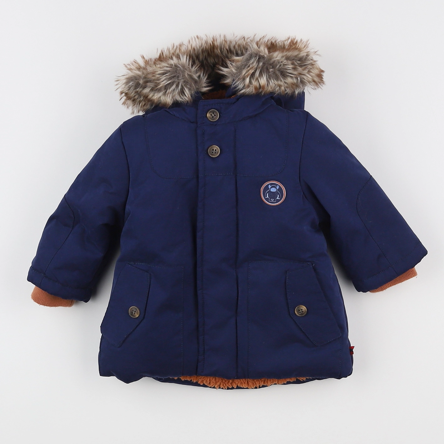 Cadet Rousselle - parka bleu - 6 mois