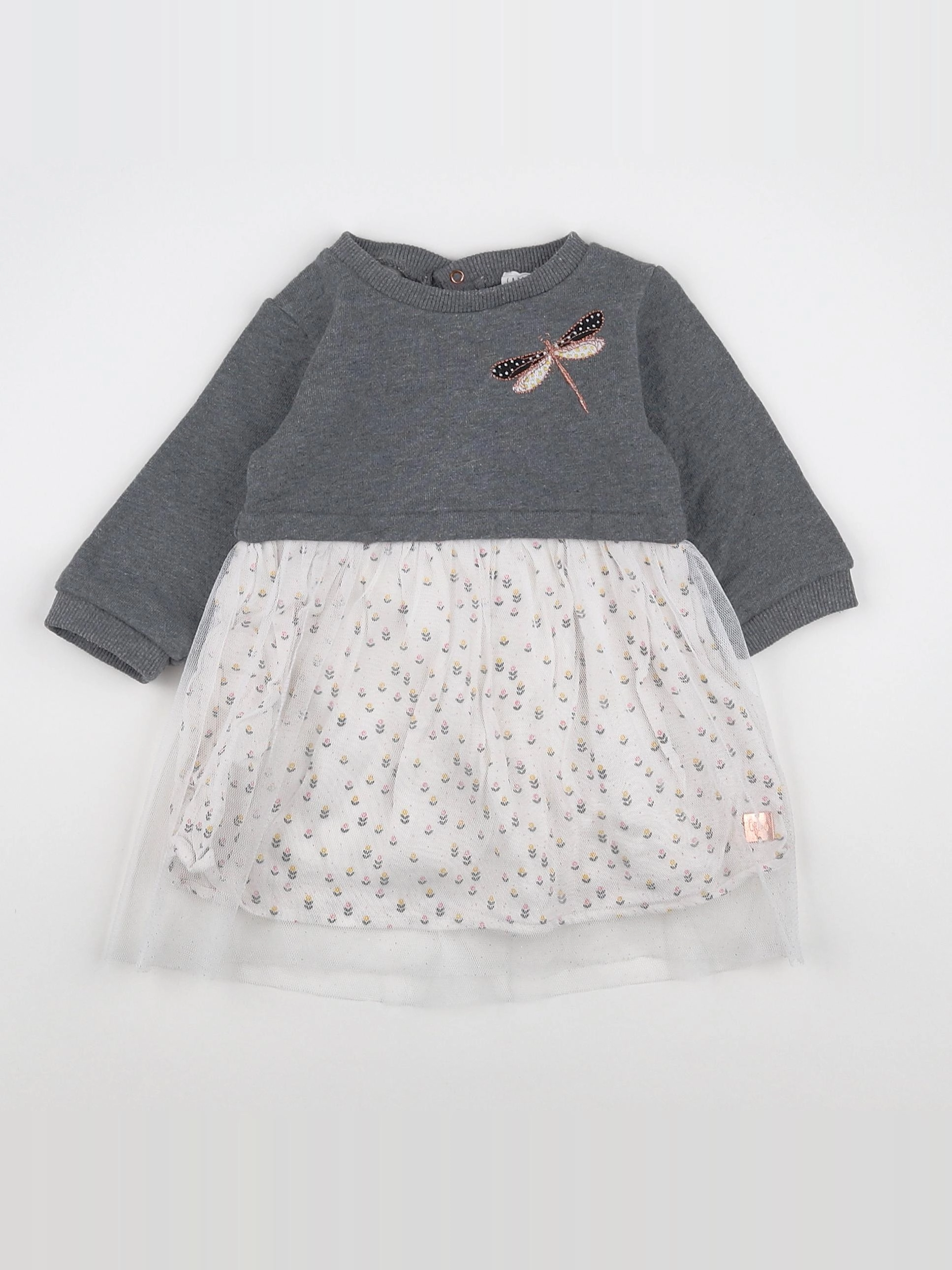 Carrément Beau - robe blanc - 6 mois