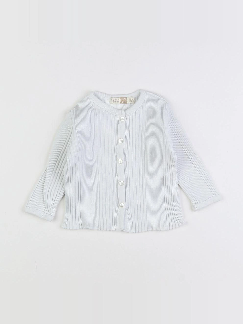 Tape à l'oeil - gilet blanc - 6 mois