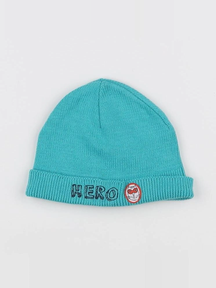 Vertbaudet - bonnet vert - 12/18 mois