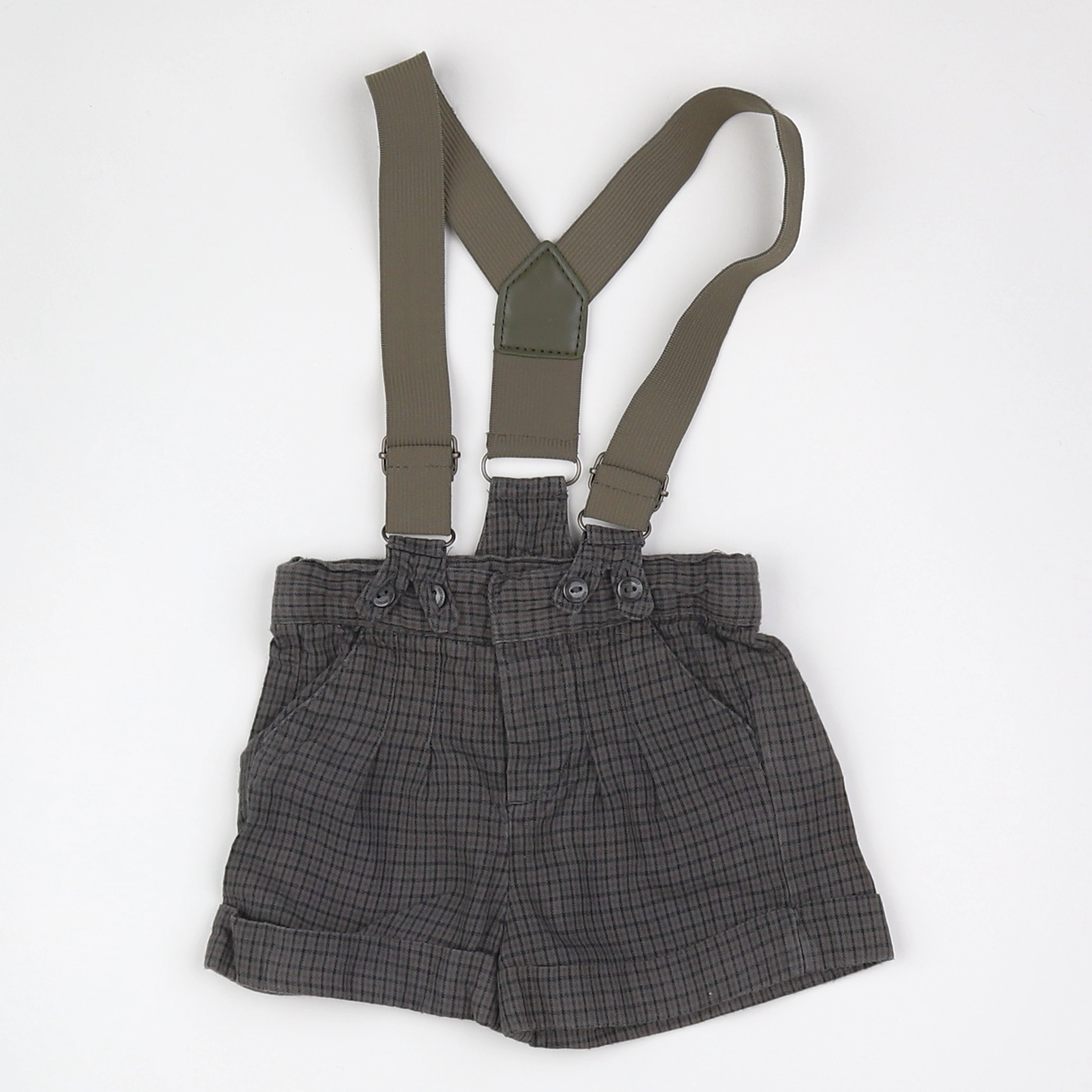 Vertbaudet - short bleu, vert - 3 mois