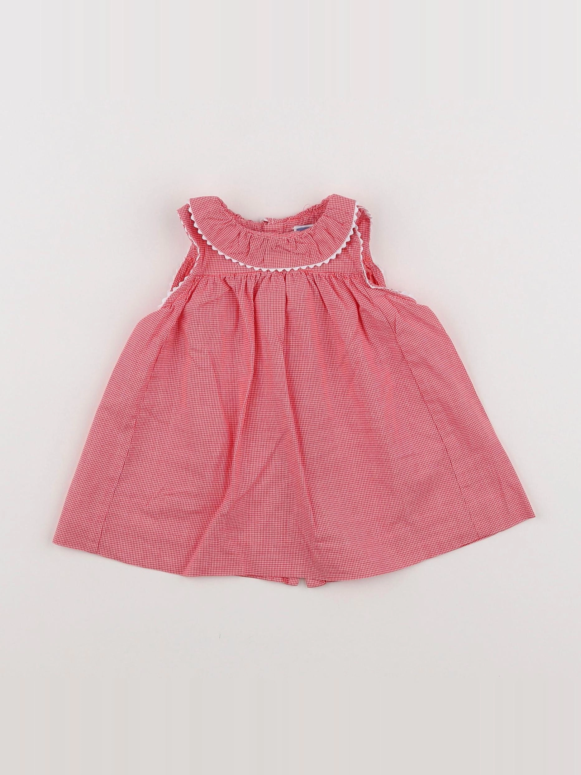 Jacadi - robe rouge - 3 mois