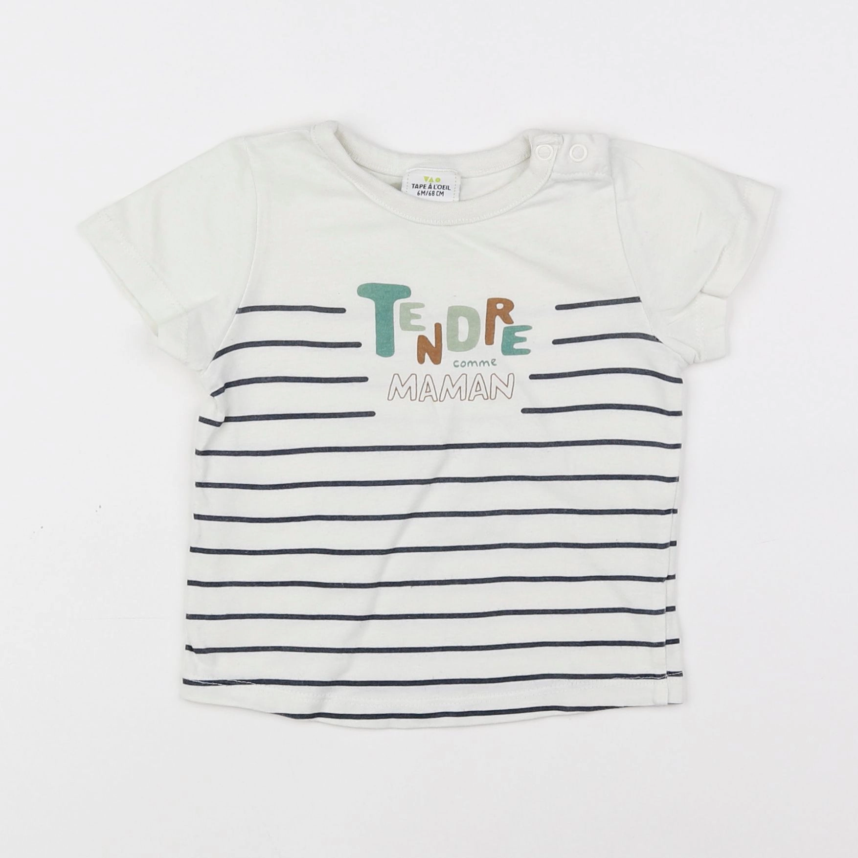 Tape à l'oeil - tee-shirt multicolore - 6 mois