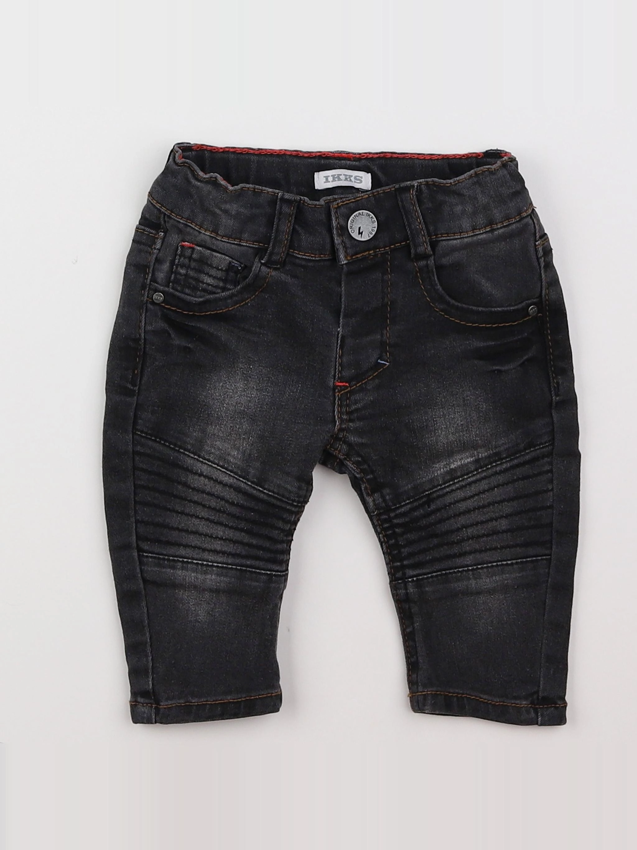IKKS - jean gris - 3 mois