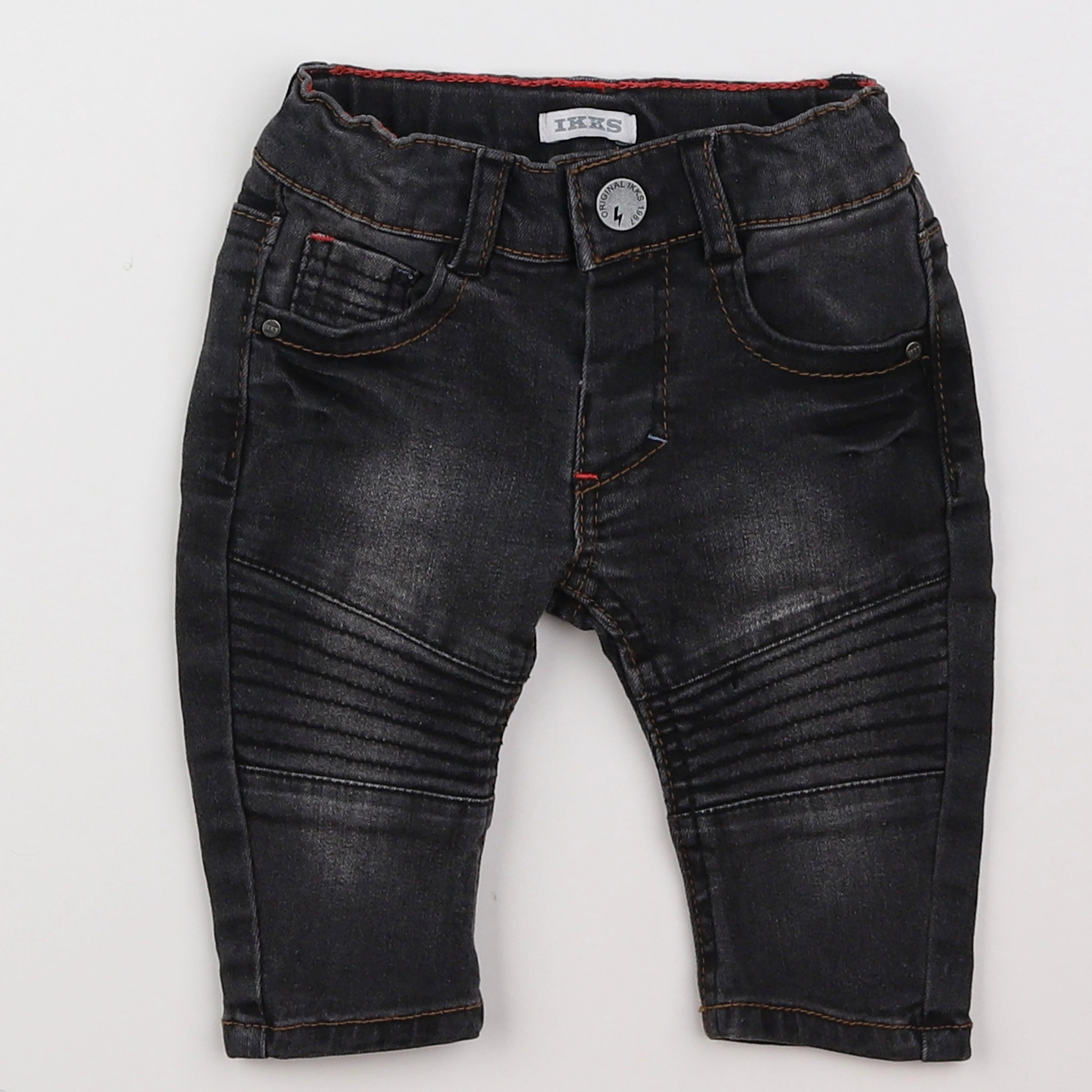 IKKS - jean gris - 3 mois