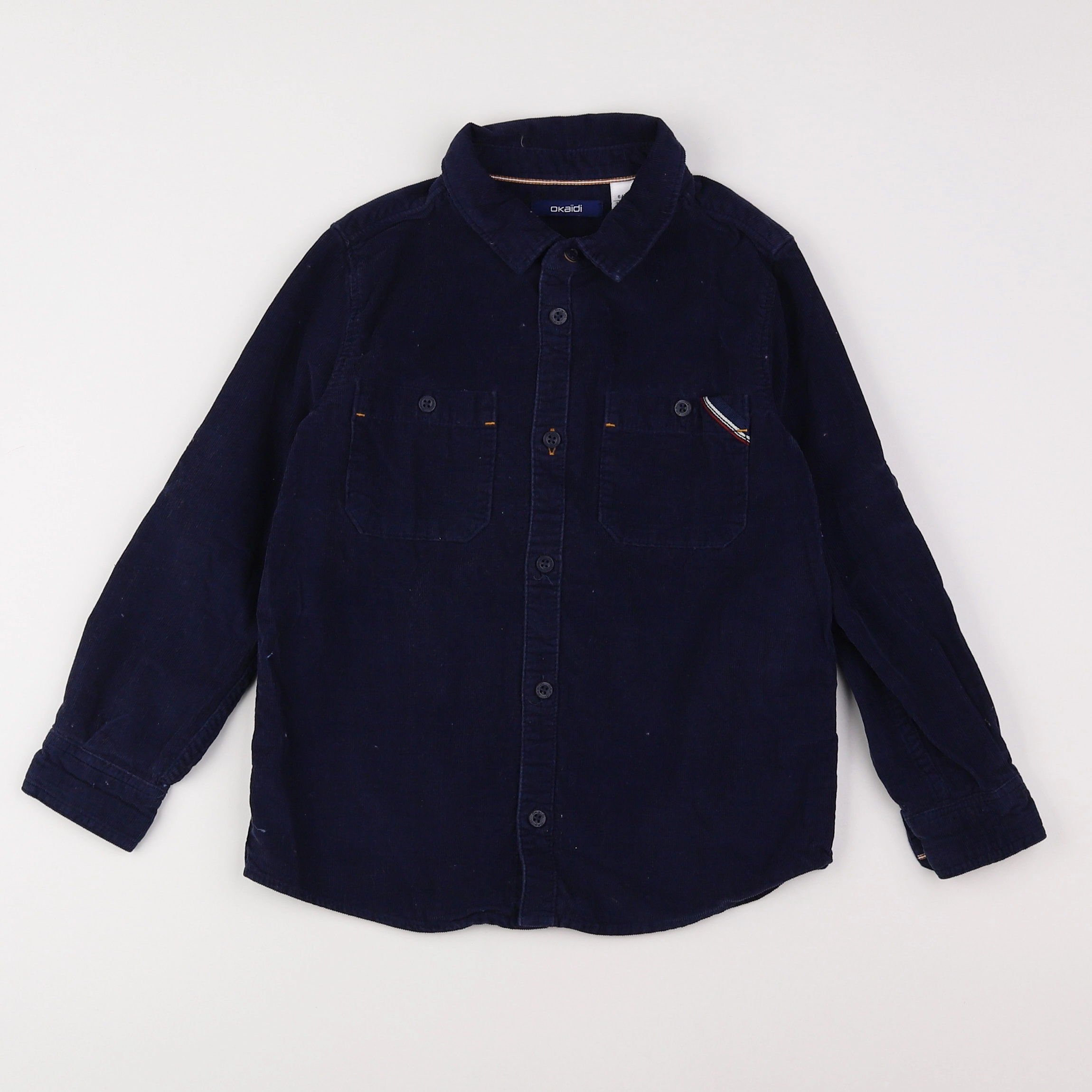 Okaidi - chemise bleu - 6 ans