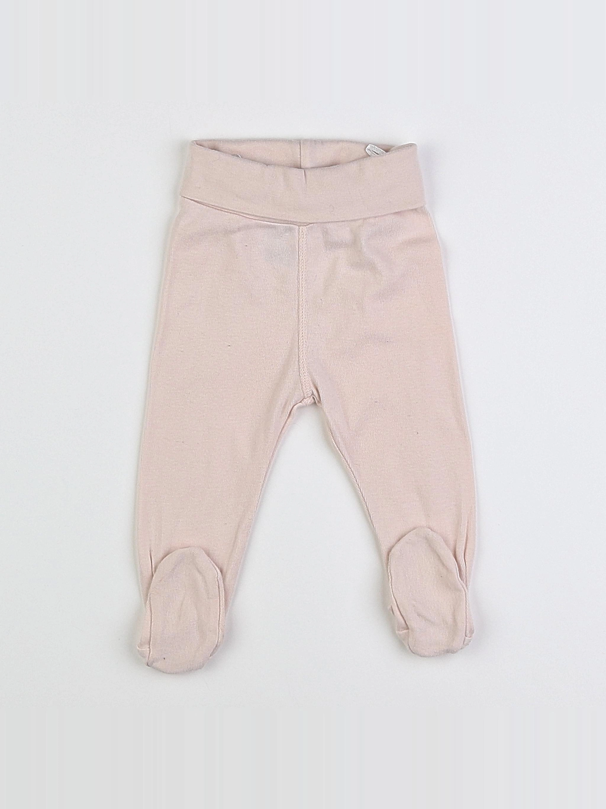 H&M - legging rose - 3 mois