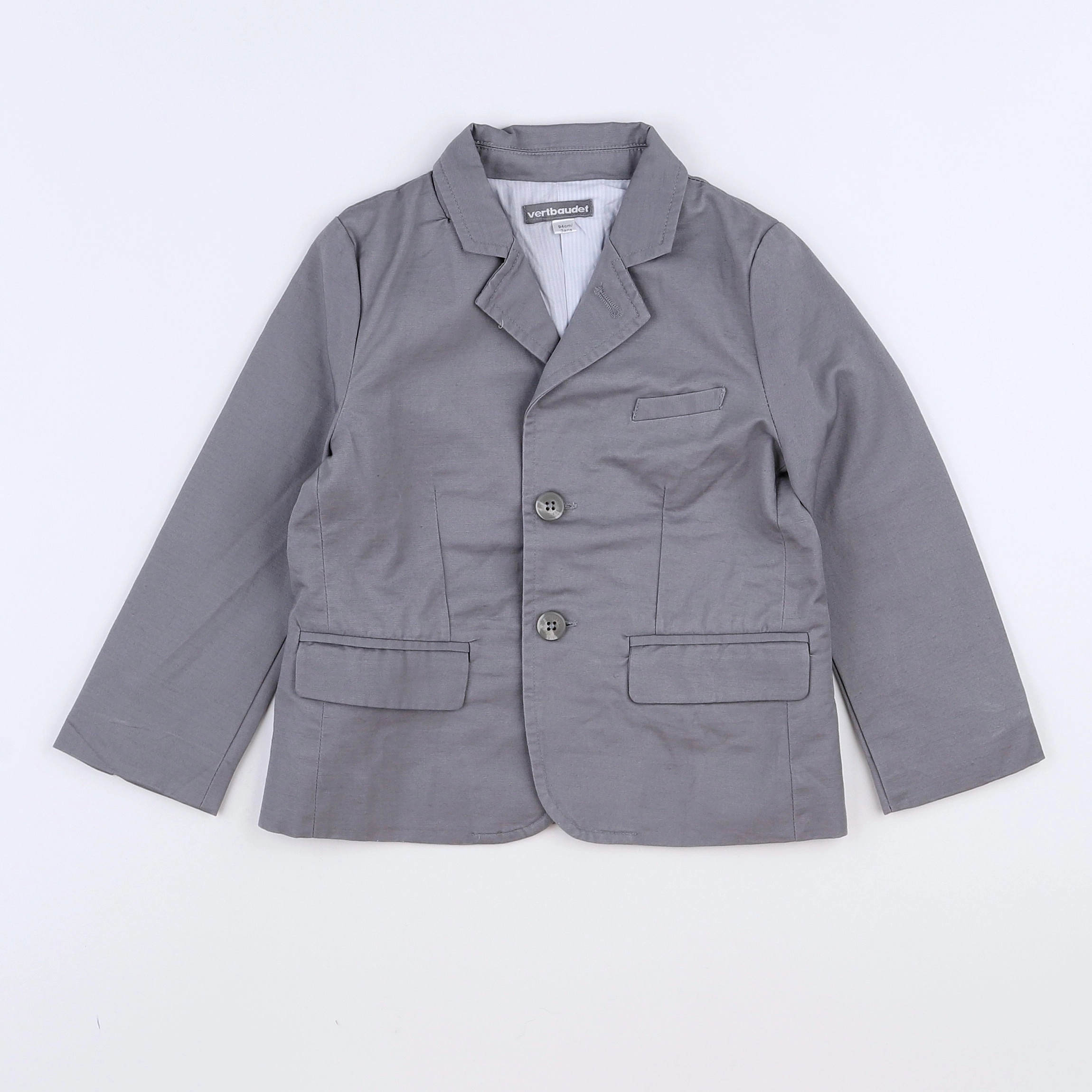 Vertbaudet - veste gris - 3 ans