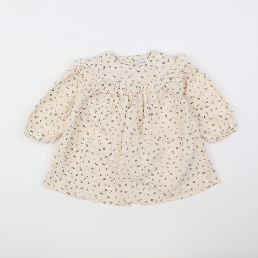 Vertbaudet - robe multicolore - 12 mois
