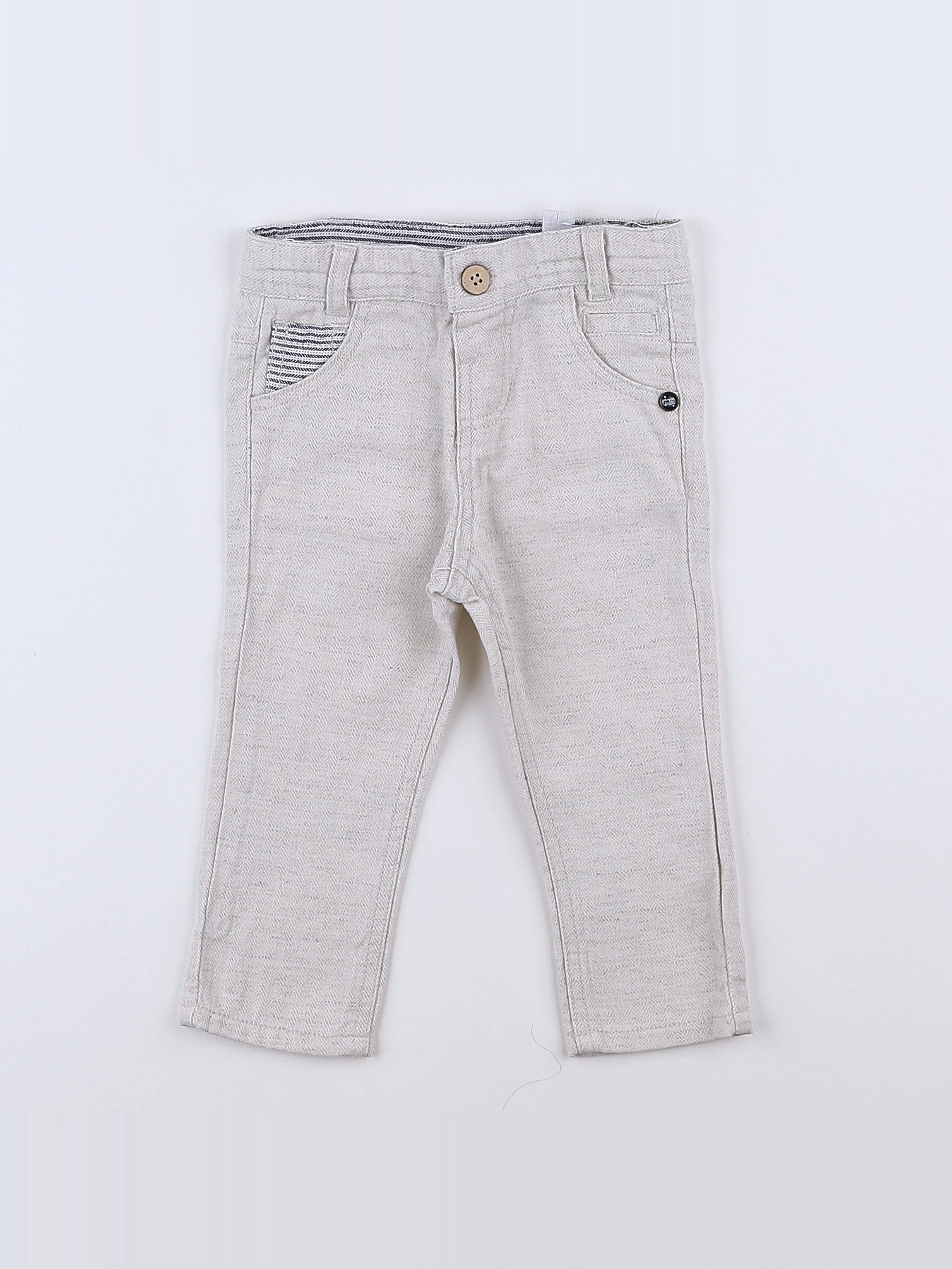 Tape à l'oeil - pantalon beige - 9 mois