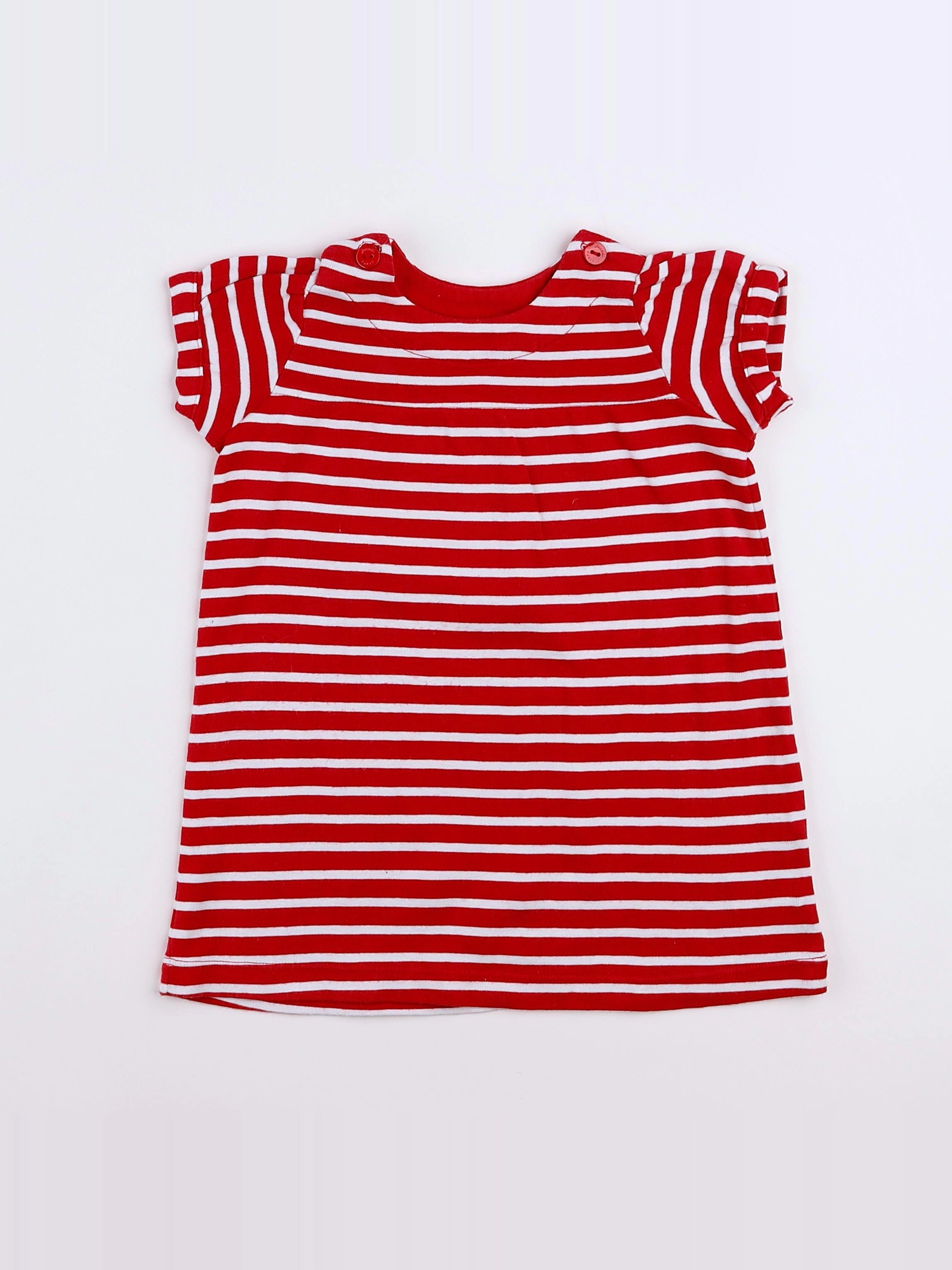 Jacadi - robe rouge - 12 mois