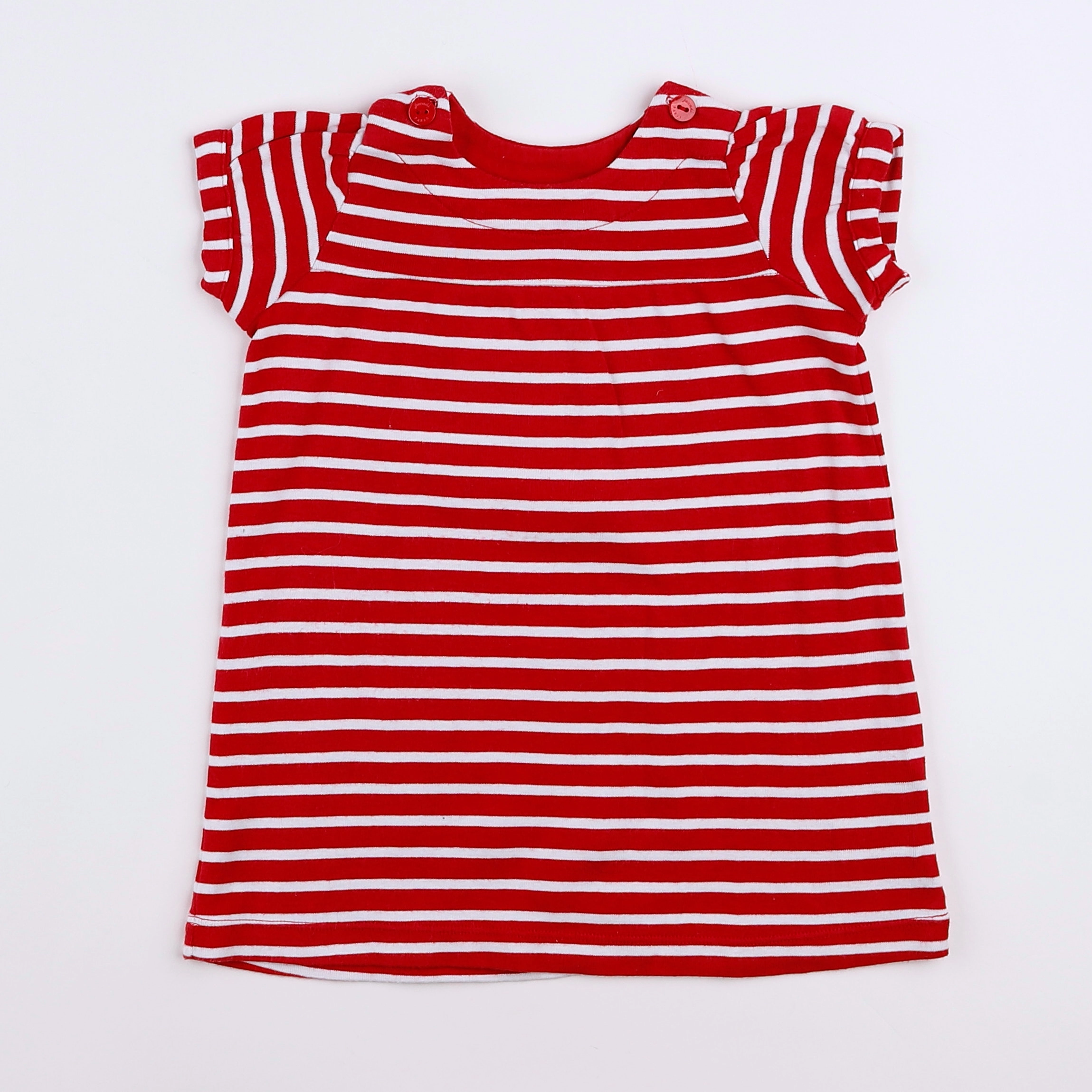 Jacadi - robe rouge - 12 mois
