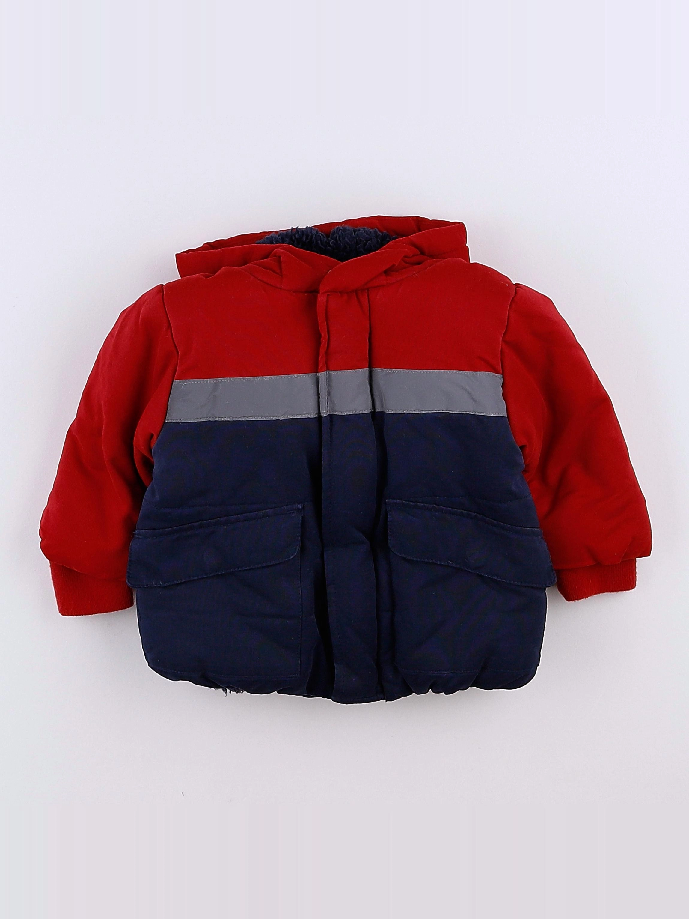 Vertbaudet - parka bleu - 9 mois