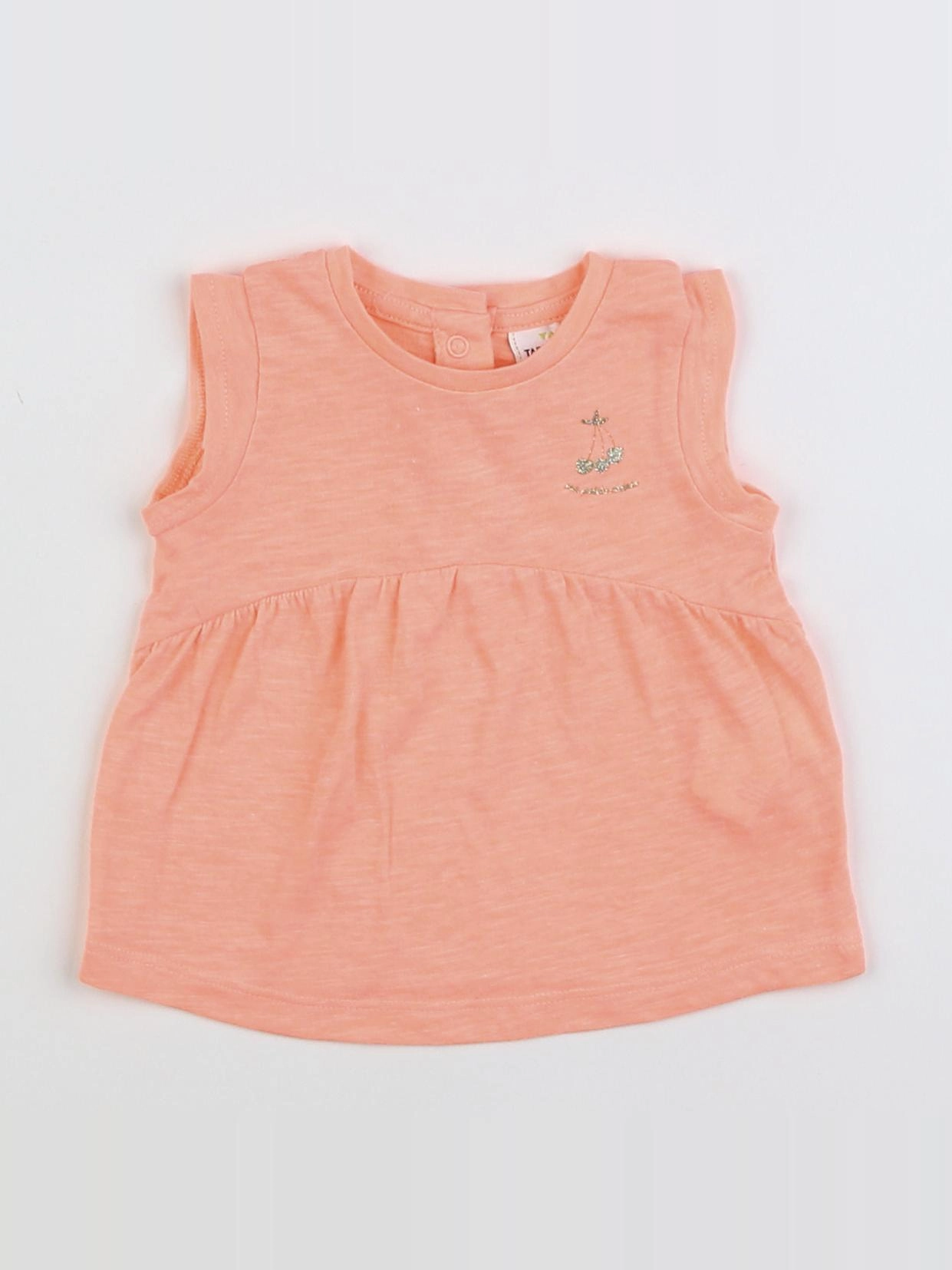 Tape à l'oeil - tee-shirt orange - 3 mois