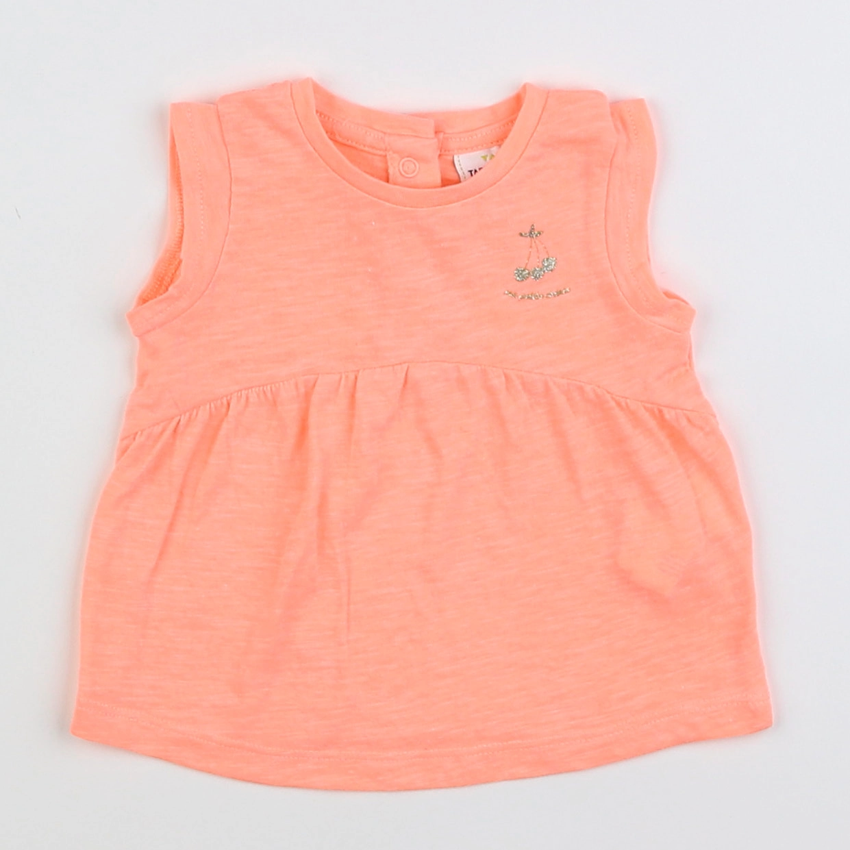 Tape à l'oeil - tee-shirt orange - 3 mois