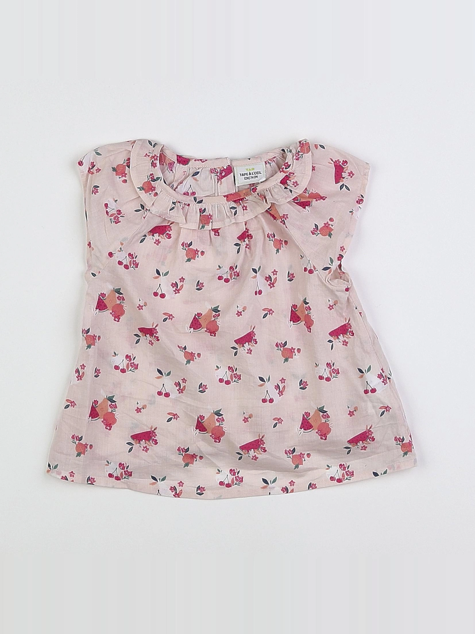 Tape à l'oeil - blouse multicolore - 12 mois