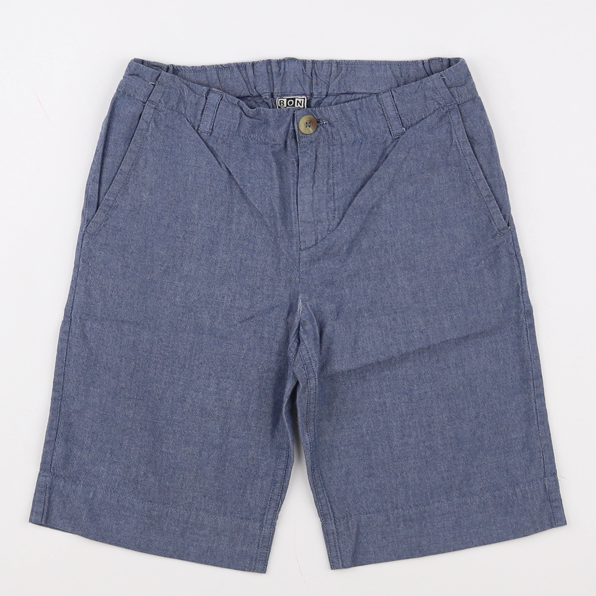 Bonton - short bleu - 8 ans