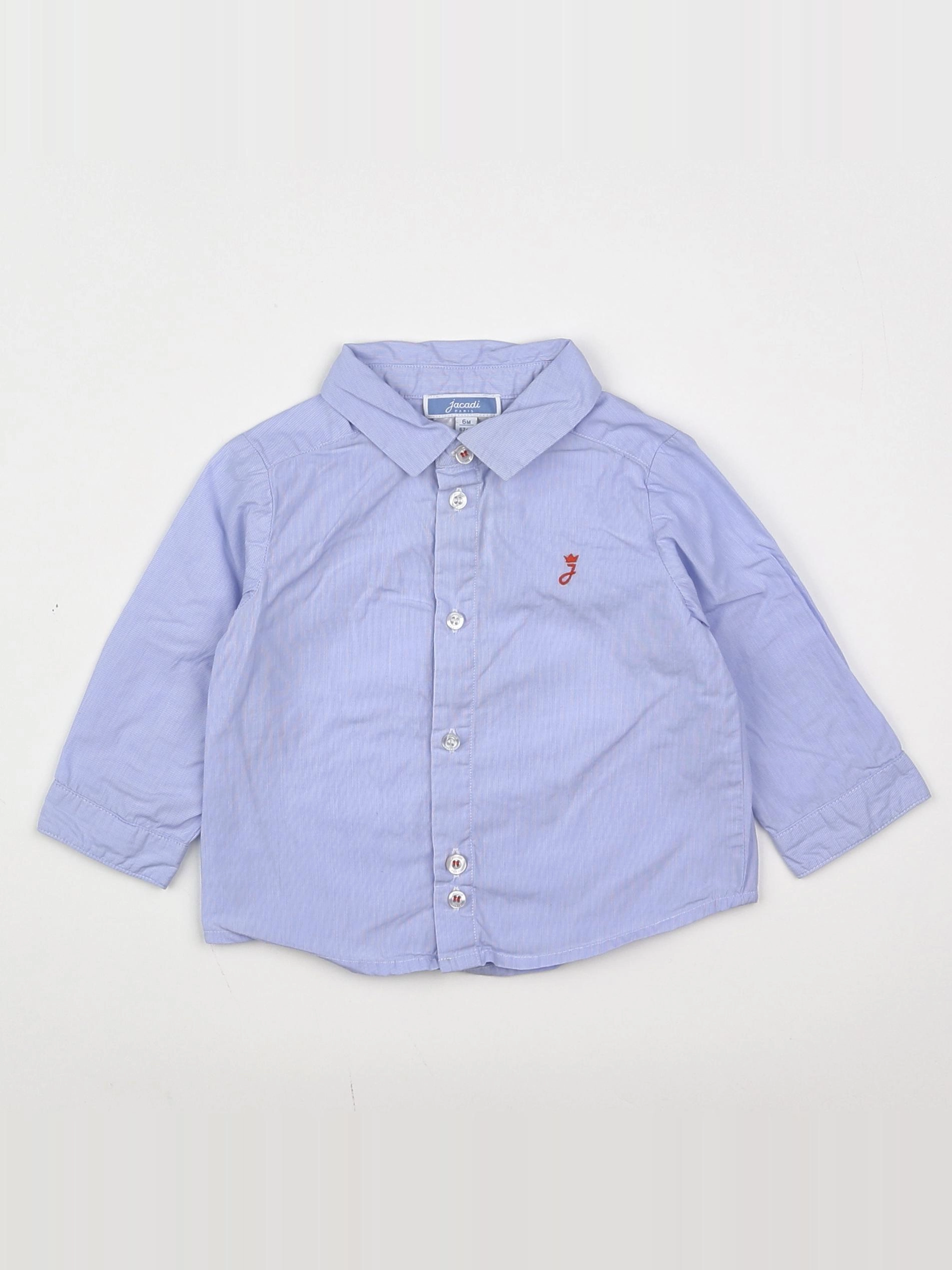 Jacadi - chemise bleu - 6 mois