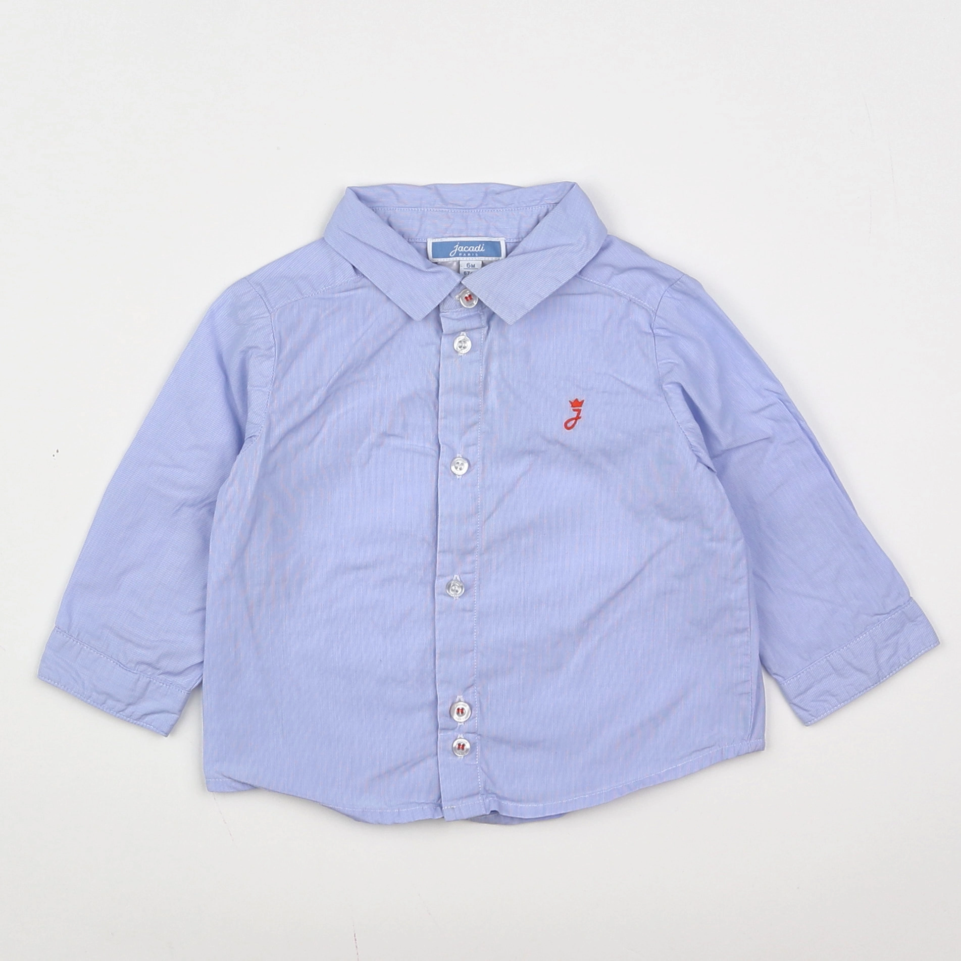 Jacadi - chemise bleu - 6 mois