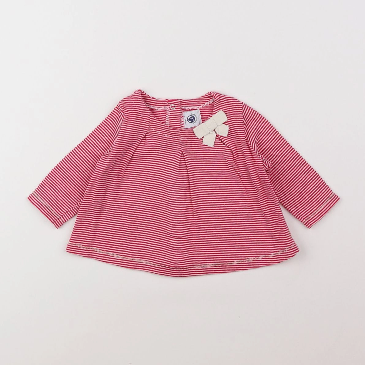 Petit Bateau - tee-shirt rose - 3 mois