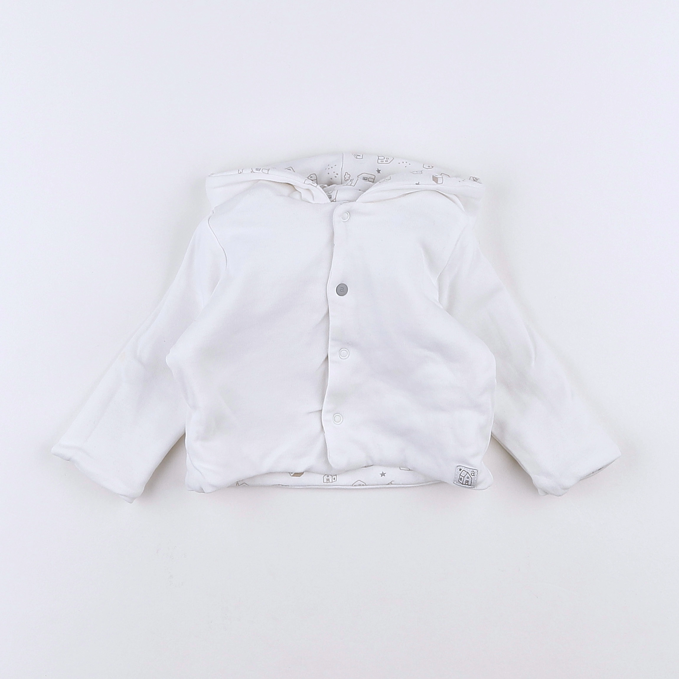 Absorba - veste blanc - 3 mois