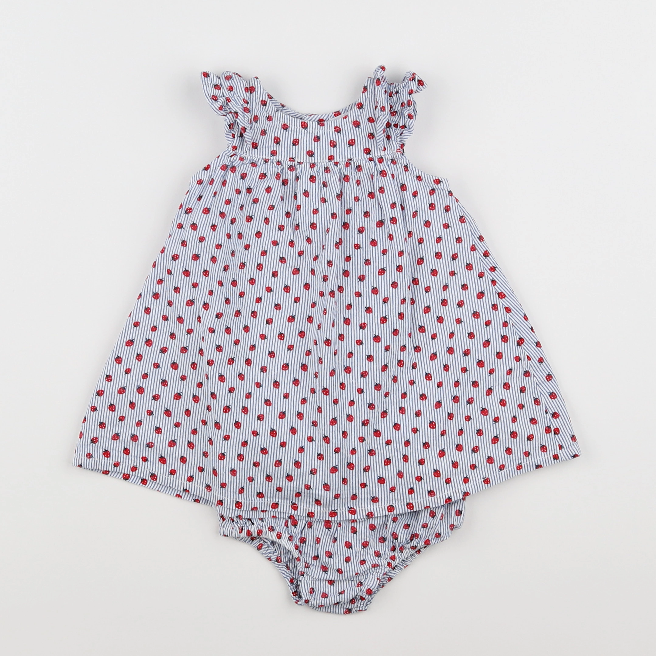 Boutchou - robe bleu - 3 mois