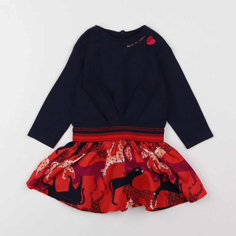 Catimini - robe rouge - 9 mois