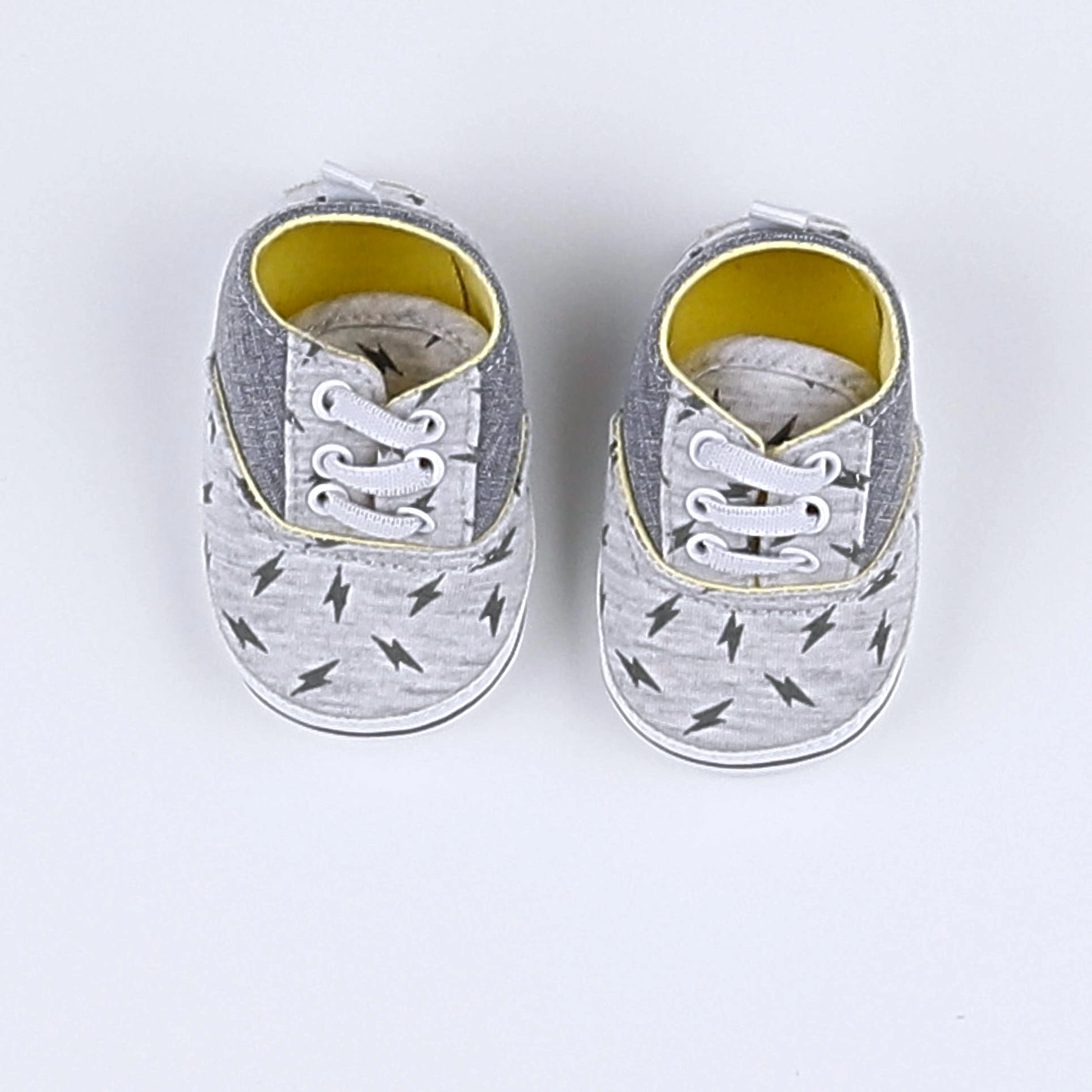 IKKS - chaussons gris, jaune - pointure 16