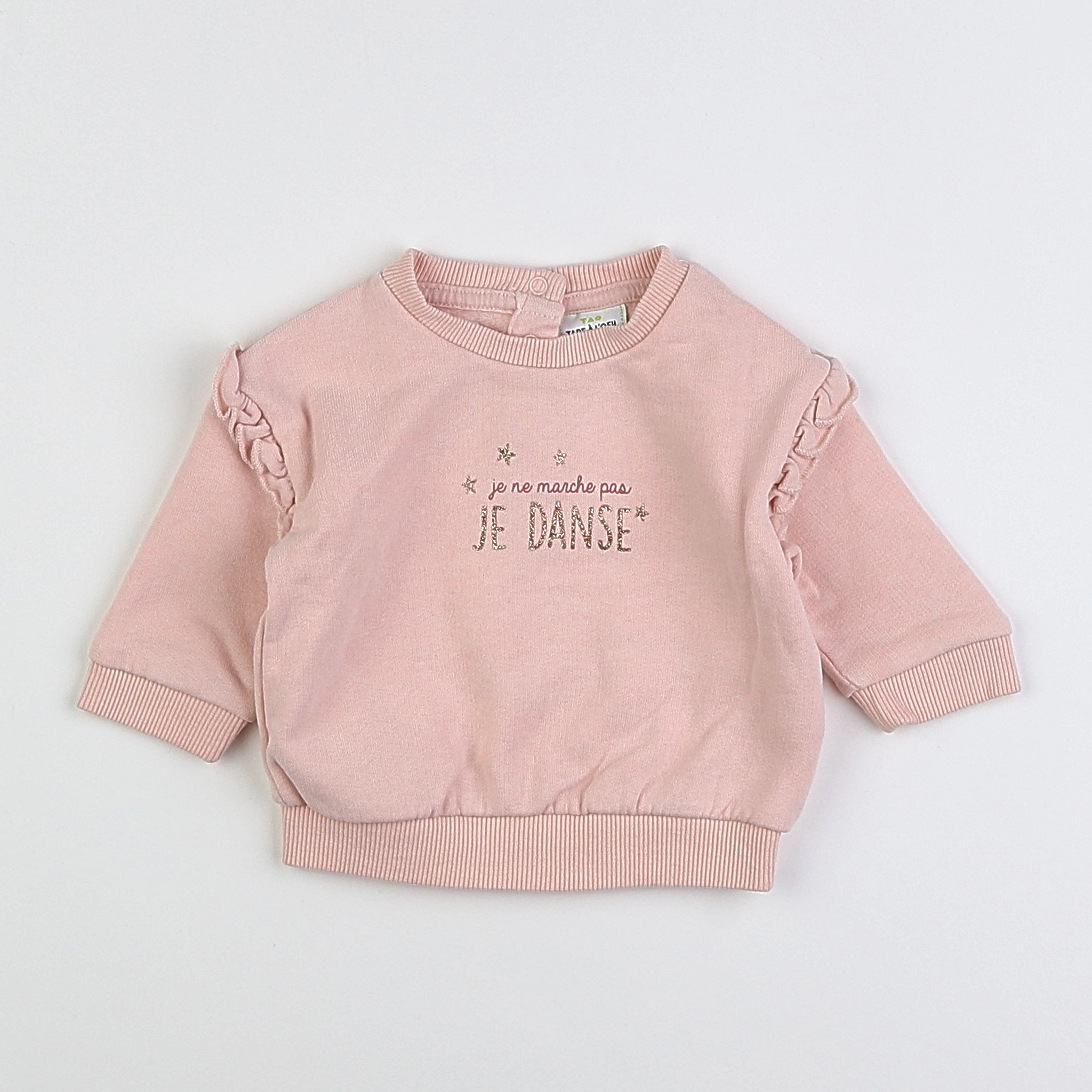 Tape à l'oeil - sweat rose - 3 mois