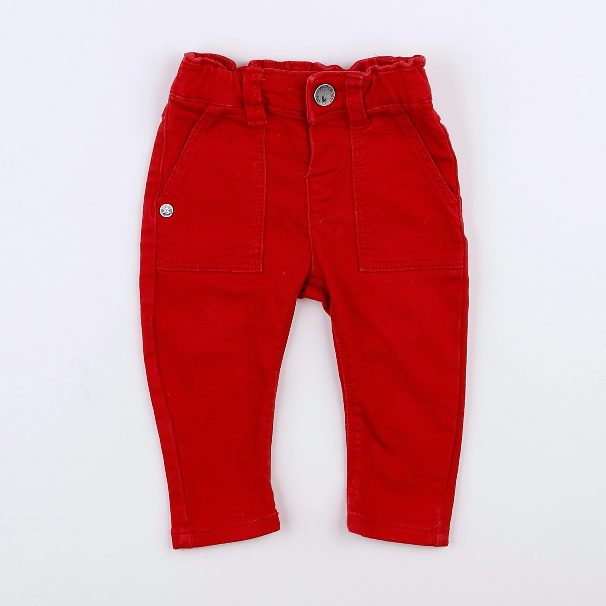IKKS - pantalon rouge - 12 mois