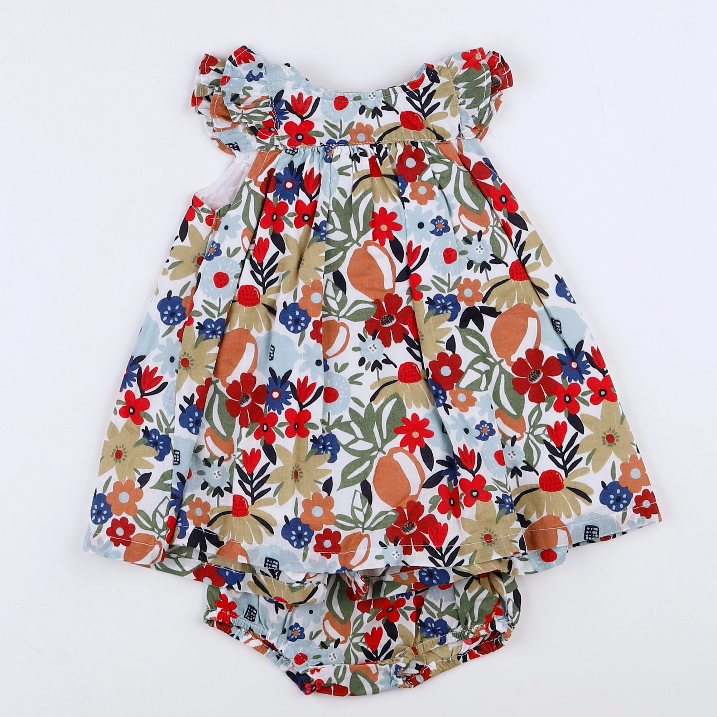 Boutchou - robe multicolore - 3 mois