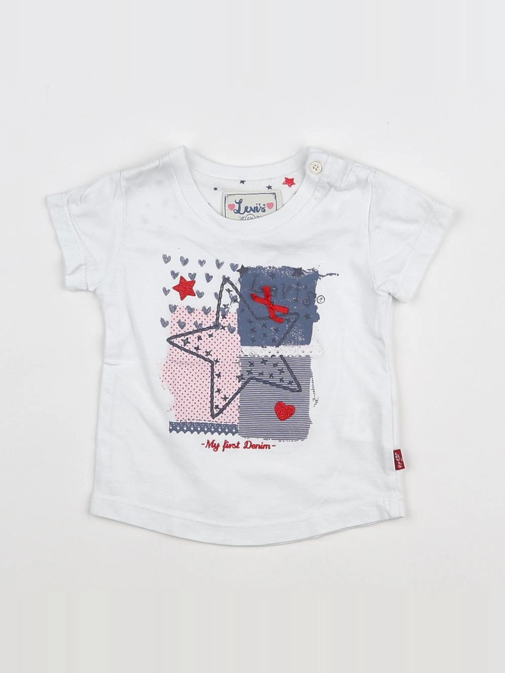 Levi's - tee-shirt blanc - 6 mois