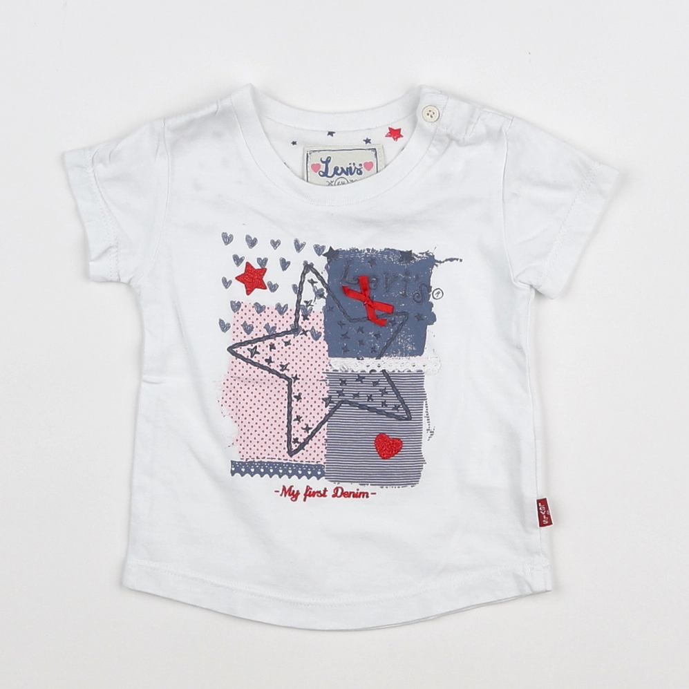 Levi's - tee-shirt blanc - 6 mois