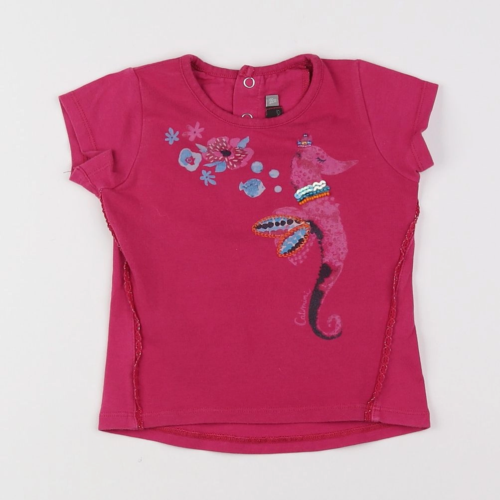 Catimini - tee-shirt rose - 18 mois