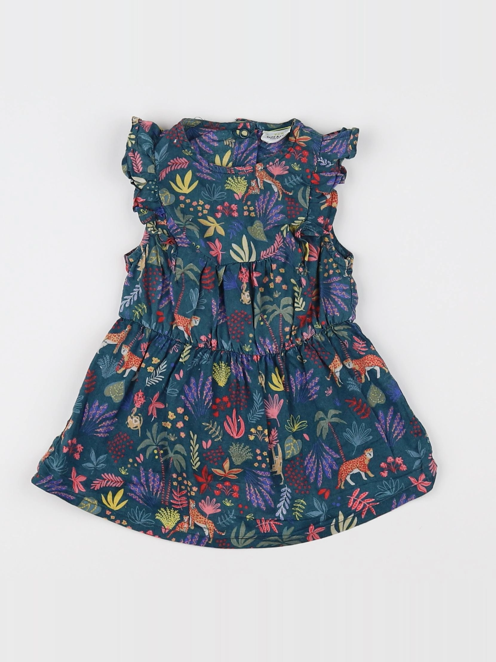 Tape à l'oeil - robe multicolore - 6 mois