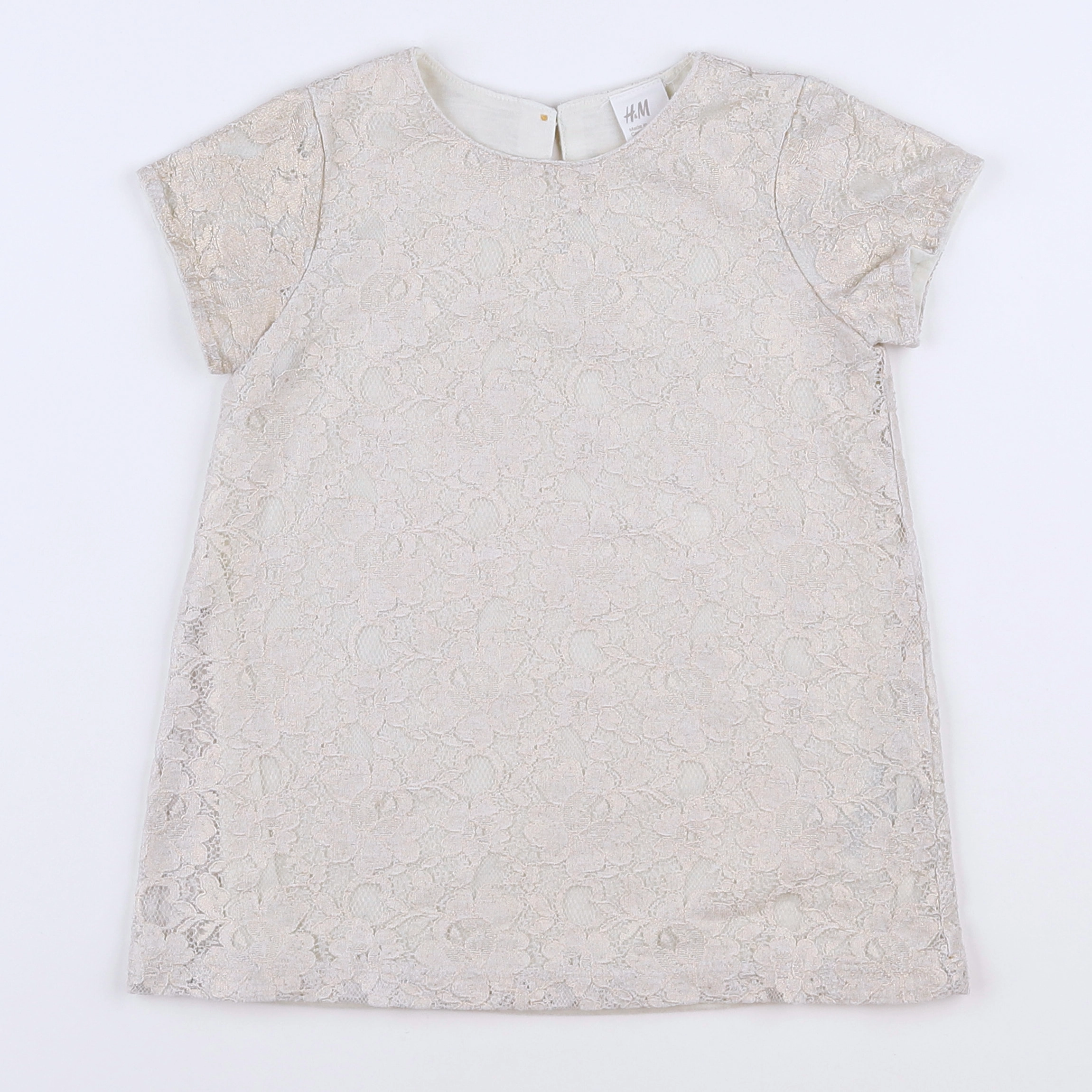 H&M - robe beige - 9/12 mois
