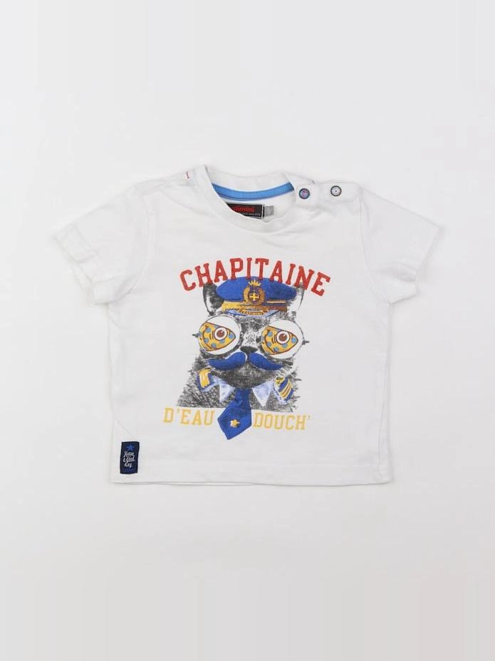 Catimini - tee-shirt multicolore - 6 mois