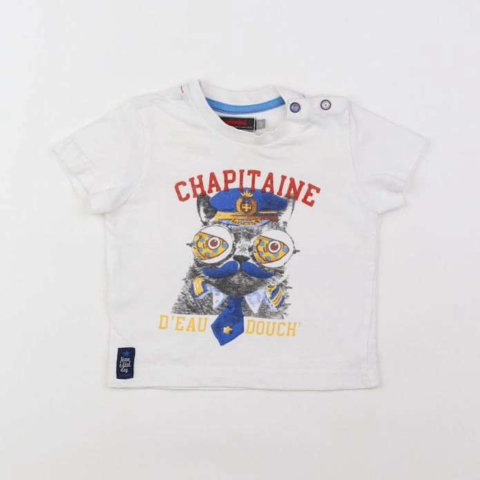 Catimini - tee-shirt multicolore - 6 mois