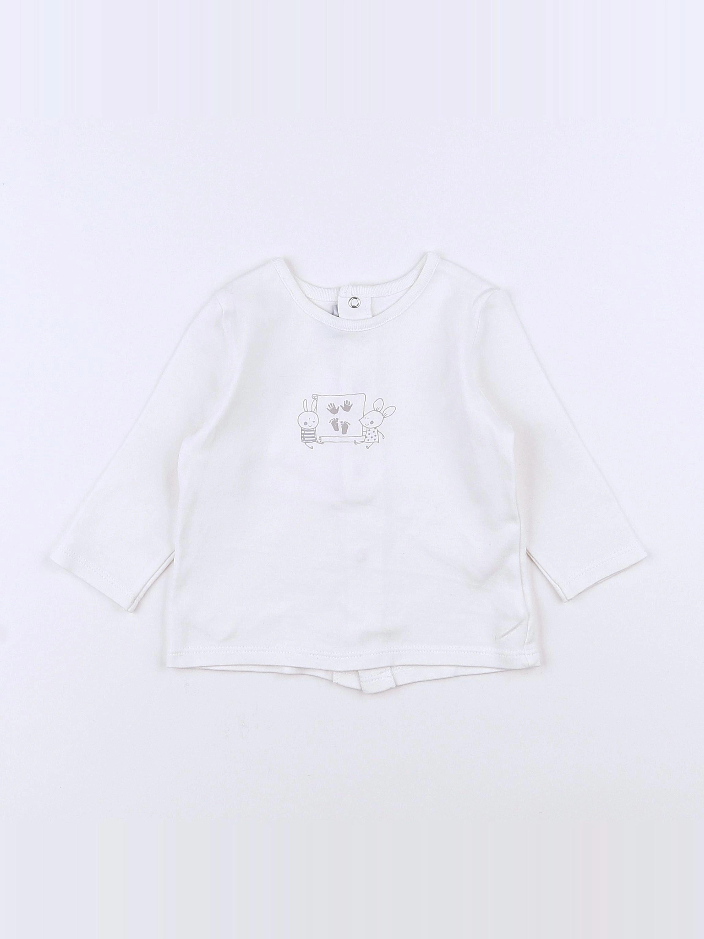 Absorba - tee-shirt blanc - 12 mois