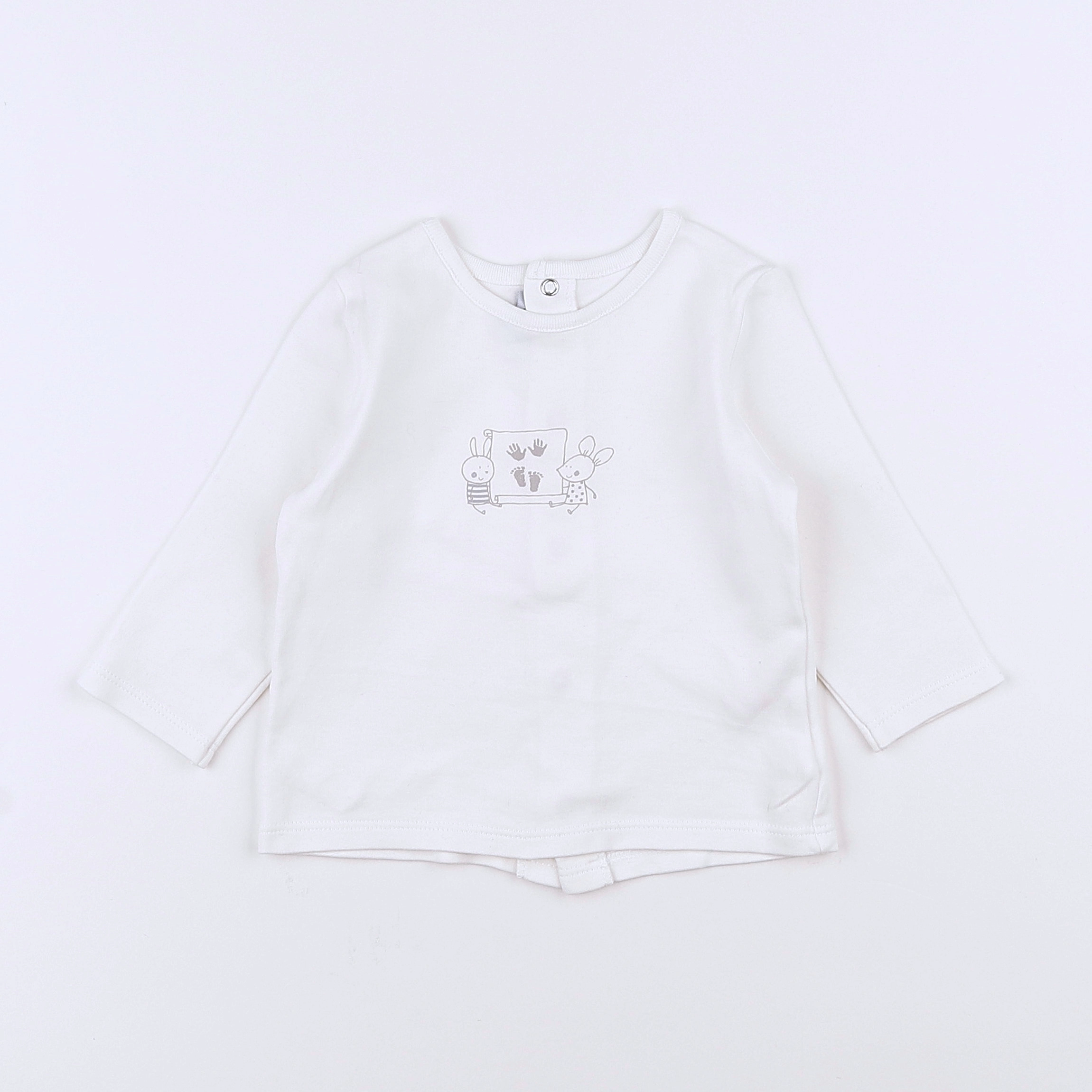 Absorba - tee-shirt blanc - 12 mois
