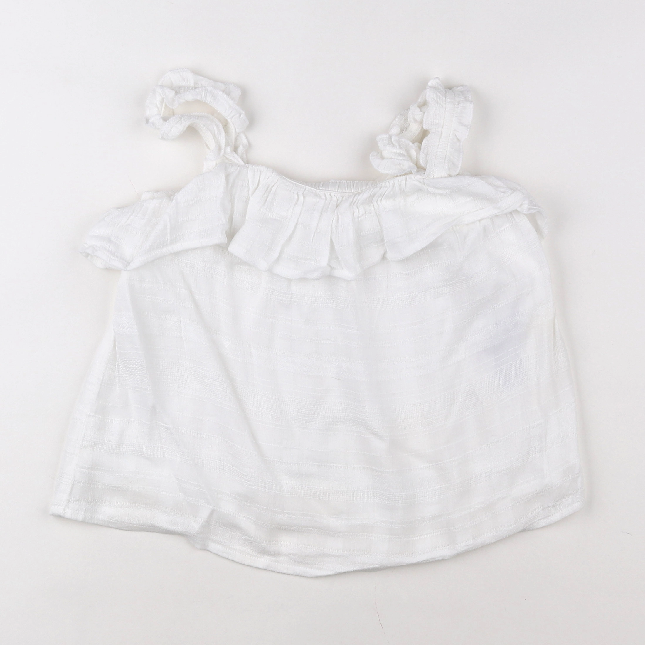 Abercrombie - blouse blanc - 9/10 ans