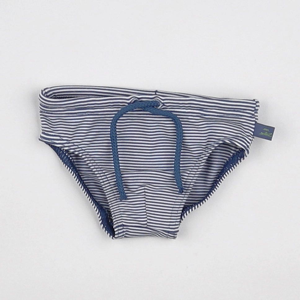 Petit Bateau - maillot de bain bleu, blanc - 3 mois