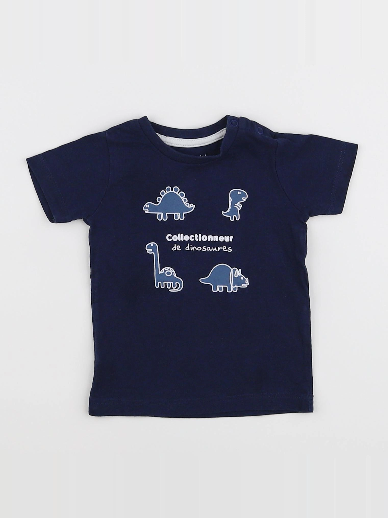 Vertbaudet - tee-shirt bleu - 3 mois